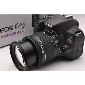 【中古】【1ヶ月保証】 デジタル一眼レフ カメラ Canon キャノン EOS Kiss X9 レンズキット ブラック
