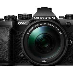 [新品]OM SYSTEM オーエムシステム OM-5 Mark II 14-150mm II レンズキット ブラック（キャンペーン対象商品） ミラーレス一眼カメラ