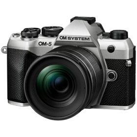 【エントリーで最大全額ポイント還元｜8/11まで】 OM SYSTEM｜オーエムシステム OM-5 Mark II 12-45mm F4.0 PRO レンズキット ミラーレス一眼カメラ シルバー [ズームレンズ]