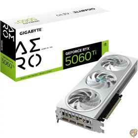 【10日最大2000円クーポン】GIGABYTE GeForce RTX 5060 Ti AERO OC 16Gグラフィックスカード、16GB 128ビットGDDR7、PCIe 5.0、WINDFORCE冷却システム、GV-N506TAERO OC-16GD ビデオカード。