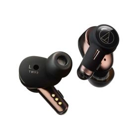 オーディオテクニカ ATH-TWX9 ワイヤレスイヤホン bluetooth 完全ワイヤレス マイク付 最大約18.5時間再生 ワイヤレス充電対応 マルチポイント 深紫外線除菌システム A mazonA lexa搭載 通話品質強化 低遅延モード IPX4防滴性能 aptX adaptive AAC 360 Reality Audio