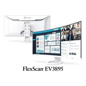 EIZO エイゾー EV3895-WT FlexScan 37.5型 WQHD+ウルトラワイド曲面ディスプレイ ホワイト EV3895WT