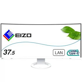 EIZO ビジネス向けウルトラワイドモニター | FlexScan EV3895-WT | 37.5型UWQHD+・USB Type-C・ホワイト