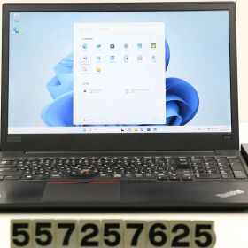 Lenovo ThinkPad E580 Core i3 8130U 2.2GHz/8GB/256GB(SSD)/15.6W/FHD(1920x1080)/Win11【中古】【20260304】