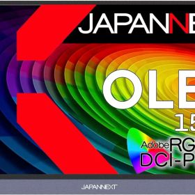 JN-MD-OLED156UHDR 「直送」【代引不可・他メーカー同梱不可】 ジャパンネクスト 15.6インチ 有機EL 4Kワイド モバイルディスプレイ(3840x2160/OLED/miniHDMI/Type-Cx2/スピーカー/光沢/1年保証) 【