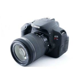 【中古】キヤノン Canon EOS Kiss ブラック X7i レンズキット ブラック 美品 ストラップ付き カメラ 中古 人気 おすすめ 高画質