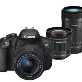 【中古】Canon キヤノン EOS Kiss X7i トリプルズームキット