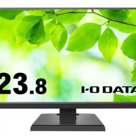 I-O DATA LCD-A241DB ワイド液晶ディスプレイ 23.8型/1920×1080/アナログRGB、HDMI/ブラック/スピーカー：あり/よりサステナブルなディスプレイへ/「5年保証」「無輝点保証」3辺フレームレス