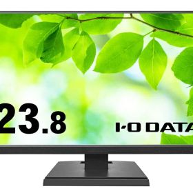 アイオーデータ LCD-A241DB ワイド液晶ディスプレイ 23.8型/ 1920×1080/ アナログRGB、HDMI/ ブラック/ スピーカー：あり/ よりサステナブルなディスプレイへ/ 「5年保証」「無輝点保証」3辺フレームレス