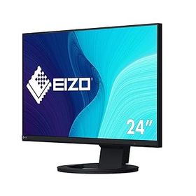 【中古】【39shop】EIZO★FlexScan EV2480-BK 23.8型/1920×1080/フレームレスモニター/アンチグレアIPS/疲れ目軽減/ブラック（非常に良い）