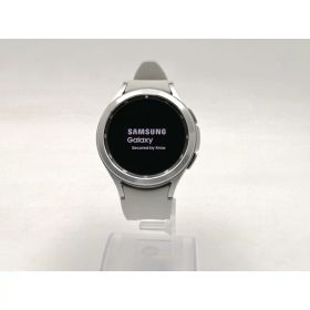 【中古】SAMSUNG Galaxy Watch4 Classic 46mm SM-R890NZSAXJP シルバー【ECセンター】保証期間1ヶ月【ランクC】