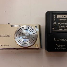 【中古】パナソニック デジタルカメラ ルミックス リュクスゴールド ゴールド DMC-FX66-N カメラ 中古 人気 おすすめ 高画質