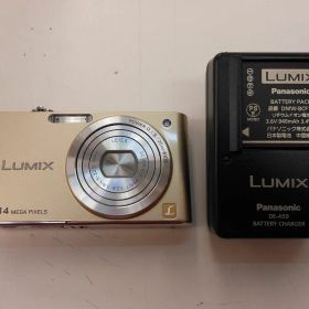 【中古】パナソニック デジタルカメラ ルミックス リュクスゴールド DMC-FX66-N当店保証30日間 人気モデル 高画質 売れ筋