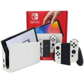 【Nintendo】任天堂『Nintendo Switch 有機ELモデル ホワイト』HEG-S-KAAAA ゲーム機本体 1週間保証【中古】