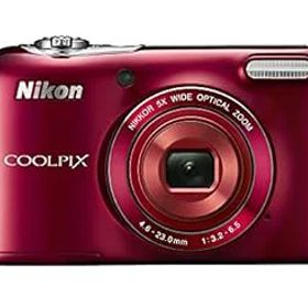 【中古】Nikon デジタルカメラ COOLPIX L32 レッド 光学5倍ズーム 2005万画素 乾電池タイプ L32RD