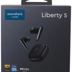 【Anker】【訳あり未使用品】アンカー『完全ワイヤレスイヤホン / Soundcore Liberty 5 / ミッドナイトブラック』A3957N11 2025年 音響機器 1週間保証【中古】