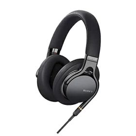 【中古】 ソニー SONY ヘッドホン MDR-1AM2 B : ハイレゾ 密閉型 折りたたみ式 ケーブル着脱式/バランス接続 Φ4.4ケーブル同梱 リモコン/マイク付き 2018年 ブラック [並行輸入品]