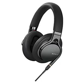 【中古】（非常に良い）ソニー ヘッドホン MDR-1AM2 B : ハイレゾ 密閉型 折りたたみ式 ケーブル着脱式/バランス接続 Φ4.4ケーブル同梱 リモコン/マイク付 2018年 360