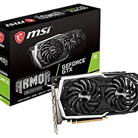 【中古-非常に良い】MSI GeForce GTX 1660 Ti ARMOR 6G OC グラフィックスボード VD7765