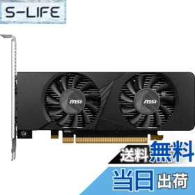【送料無料】MSI GeForce RTX 3050 LP 6G OC PCIe4.0 ロープロファイルサイズ 補助電源不要 デュアルファン搭載 グラフィックスボード VD8790