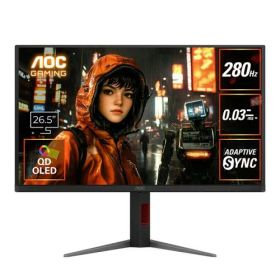 AOC Q27G4ZD/11 ゲーミング有機ELディスプレイ 26.5型/2560×1440/HDMI、DisplayPort/ブラック/スピーカー：なし/280Hz/QD-OLED