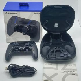 【中古 動作確認済】 DualSense Edge ワイヤレスコントローラー ミッドナイト ブラック(CFI-ZCP1J01)