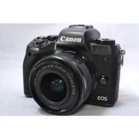 【中古】【1ヶ月保証】 キヤノン Canon ミラーレス一眼 EOS M5 レンズキット EF-M15-45mm F3.5-6.3 IS STM 付属