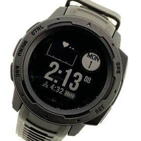GARMIN ガーミン 010-02064-12 Instinct Graphite インスティンクト グラファイト 45mm アウトドアウォッチ スマートウォッチ 管理YI17656