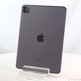〔中古〕Apple(アップル) iPad Pro 11インチ 第2世代 128GB スペースグレイ MY2V2J／A SIMフリー〔269-ud〕