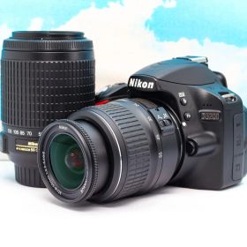 嬉しいダブルレンズ⭐️Nikon D3200⭐️スマホに転送できる⭐️動画OK