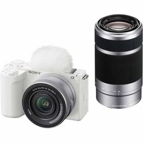 SONY ソニー デジタルカメラ VLOGCAM ZV-E10M2X ダブルズームレンズキット [ホワイト][ラッピング可] R-LOGI