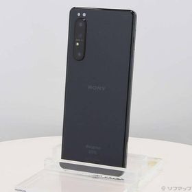 〔中古〕SONY(ソニー) Xperia 1 II 128GB ブラック SO-51A docomoロック解除SIMフリー〔348-ud〕