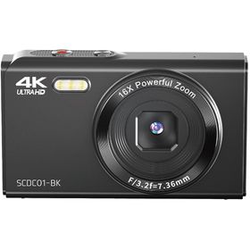 SAC CONNECT 送料無料 4K対応コンパクトデジタルカメラ SCDC01-BK