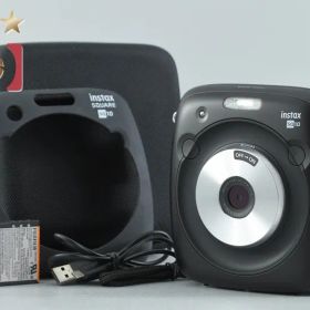【中古】FUJIFILM 富士フイルム instax SQUARE SQ10 ブラック インスタントカメラ
