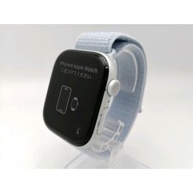 【中古】Apple Apple Watch Series10 46mm GPS シルバーアルミニウムケース/ブルークラウドスポーツループ MWWN3J/A【ECセンター】保証期間１ヶ月【ランクB】