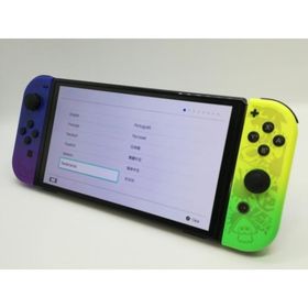 【中古】Nintendo Switch 本体 (有機ELモデル) HEG-S-KCAAA スプラトゥーン3エディション【ECセンター】保証期間１ヶ月【ランクB】