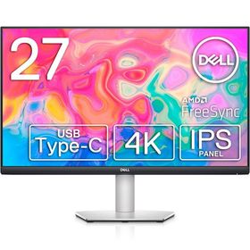 Dell S2722QC 27インチ 4K モニター (3年間無輝点交換保証/IPS非光沢/USB Type-C・HDMIx2/sRGB 9