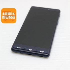 超美品 シンプルスマホ5 ネイビーブルー スマホ 白ロム 中古 あすつく 土日祝発送OK