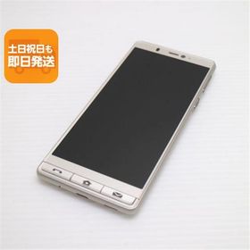 新品同様 シンプルスマホ5 シャンパンゴールド スマホ 白ロム 中古 あすつく 土日祝発送OK
