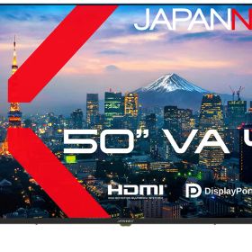 JAPANNEXT｜ジャパンネクスト 液晶ディスプレイ(50型/VA/4K 3840×2160/60Hz/5ms/5年保証)(ブラック) JN-V50U-H5