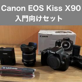 【美品】Canon EOS Kiss X90 一眼レフ 入門向けセット