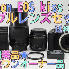 ★超美品②★大SALE中★ Canon EOS Kiss x9 ダブルレンズ