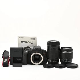 ■ 美品 ■ CANON EOS Kiss X9 ダブルズームキット ブラック 《ショット数 12回》