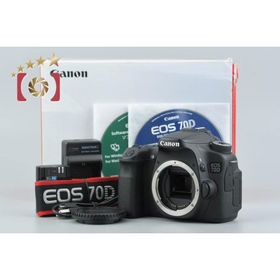 【中古】Canon キヤノン EOS 70D デジタル一眼レフカメラ 元箱付き