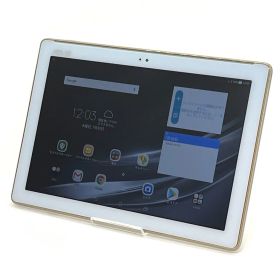 【美品】ASUS ZenPad 10 P028 Wi-Fiモデル クラシックホワイト 16GB／2GB 10.1インチ Android7.0 タブレット本体 送料無料 中古 S633