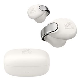 Victor ビクター イヤーカフ型 完全ワイヤレスイヤホン HA-NP1T-W オフホワイト JVCケンウッド Bluetooth マルチポイント オンライン会議