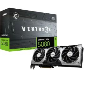 GeForce RTX 5080 16G VENTUS 3X OC MSI ブラック [グラフィックボード]【KK9N0D18P】