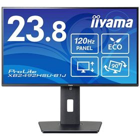 iiyama 飯山 フルHD対応 23.8型液晶ディスプレイ/HDMI、DP/スピーカー/IPS/昇降/回転/角度調整/3年保証 XB2492HSU-B1J