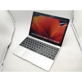 【中古】Apple MacBook 12インチ CoreM3:1.2GHz 256GB シルバー MNYH2J/A (Mid 2017)【柏】保証期間１ヶ月【ランクC】