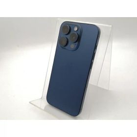 【中古】Apple 国内版 【SIMフリー】 iPhone 15 Pro 128GB ブルーチタニウム MTUA3J/A【大須2】保証期間1ヶ月【ランクC】